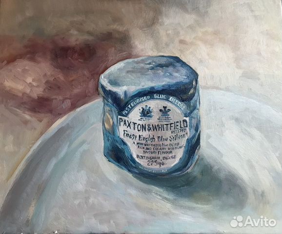 Картина маслом сыр Стилтон