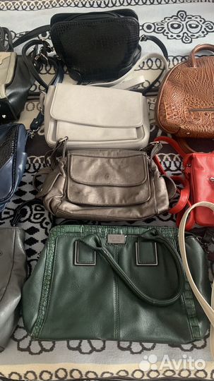 Кожаные женские сумки бу