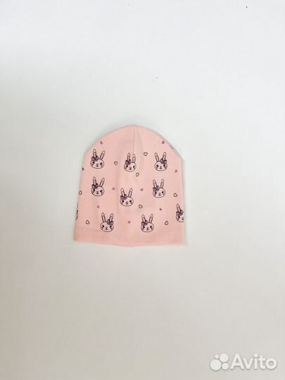 Новая трикотажная шапка для девочки 2-4 года