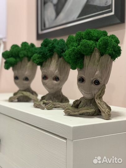 Грут. Мох. Статуэтка. Подарок