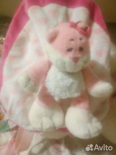 Детский розовый рюкзак