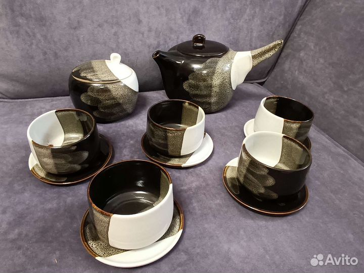 Кофейный керамический сервиз