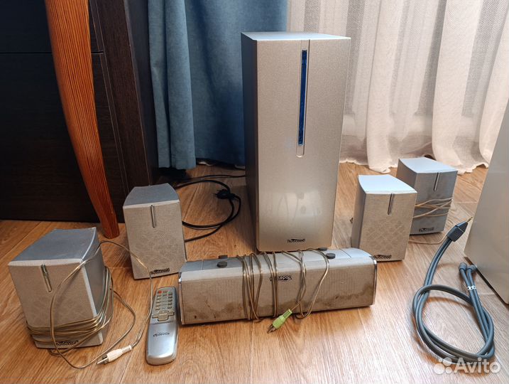 Колонки 5.1 TopDevice TDE-320 (90Вт, пду)