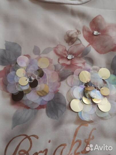 Лонгслив для девочки 140