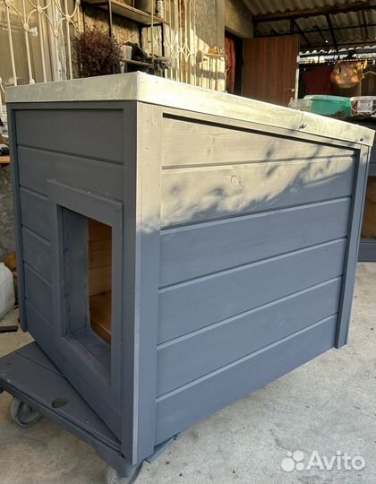 Будка для собаки утепленная