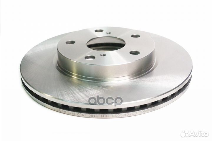 Тормозной диск передний C210R2031 C210R2031 cworks