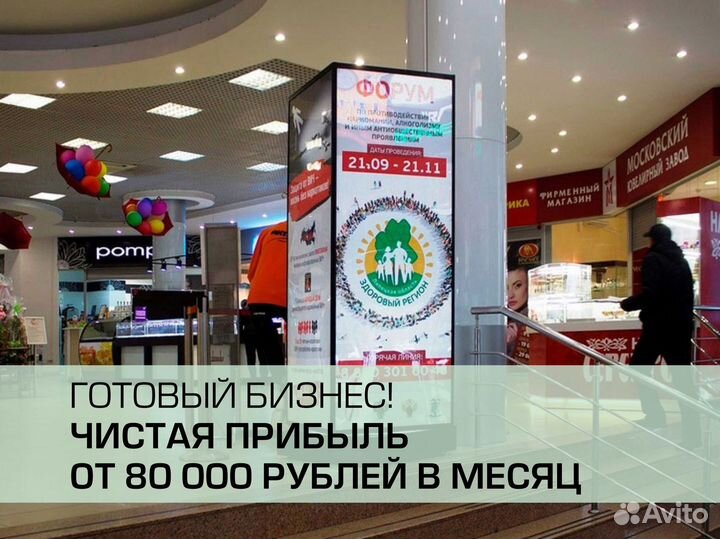 Готовый бизнес на indооr-киосках