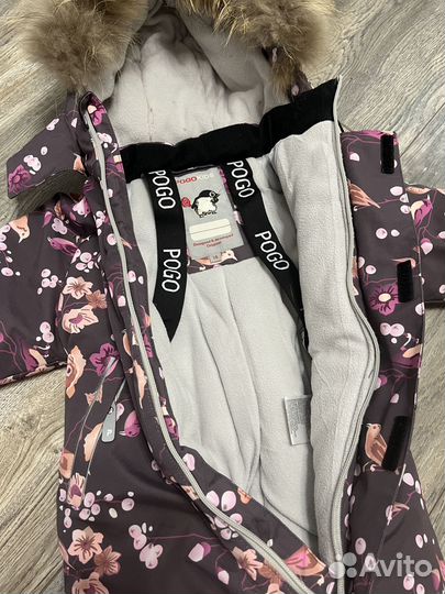 Детский зимний комбинезон на девочку