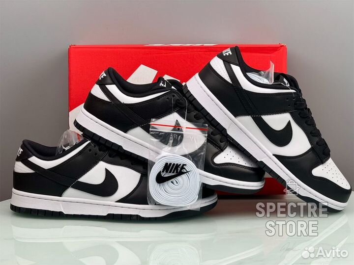 Кроссовки Nike Dunk Low White Black