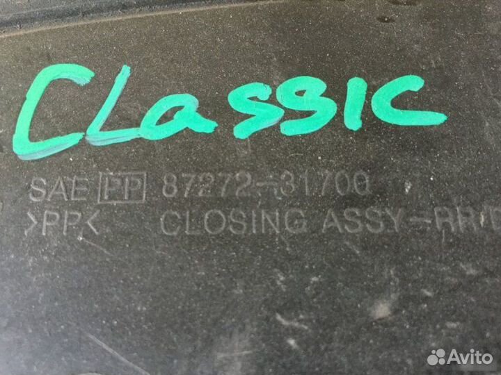 Пыльник заднего бампера правый Nissan Almera