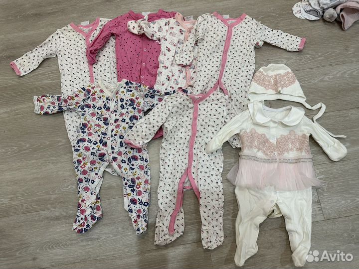 Вещи на девочку 50 по 86