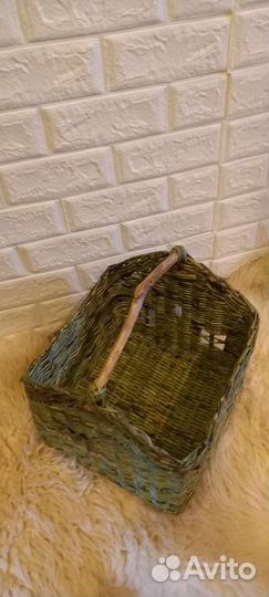 Корзина плетеная с ручкой