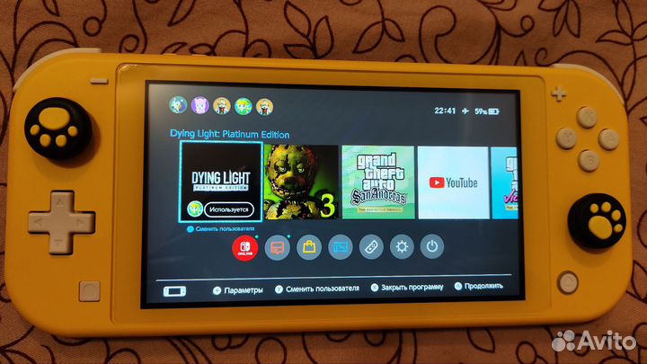 Nintendo switch lite состояние идеальное