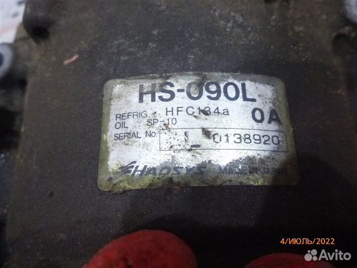 Компрессор кондиционера Honda Cr-V RD1 B20B3 1998