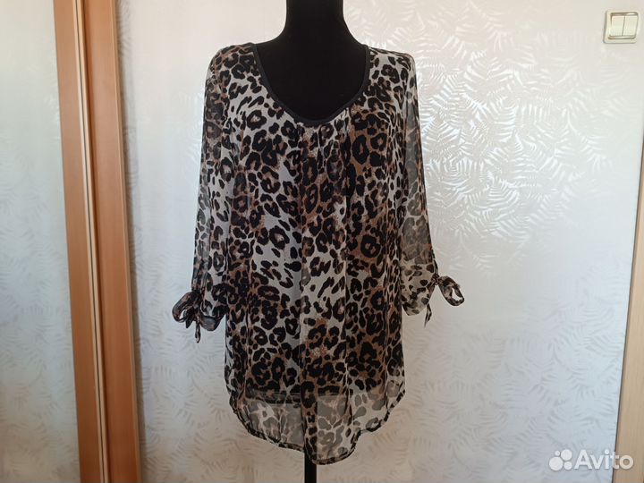 Блузка шифоновая 46