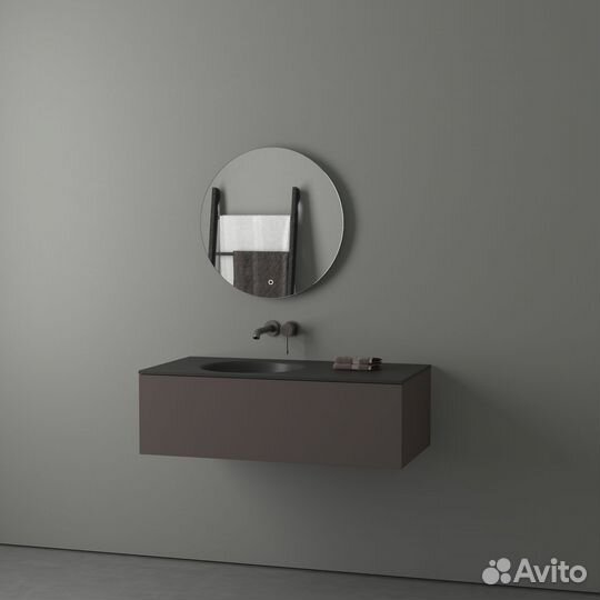 Зеркало настенное с LED-подсветкой, сенсорный вык