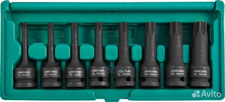 S06A408S набор ударных головок ''torx'' 1/2DR'