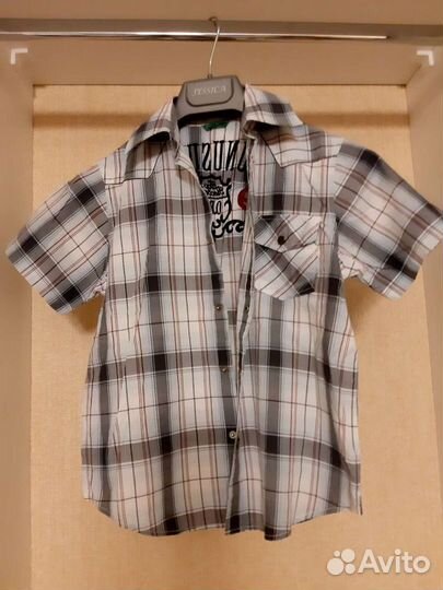 Рубашки Benetton р.140-146