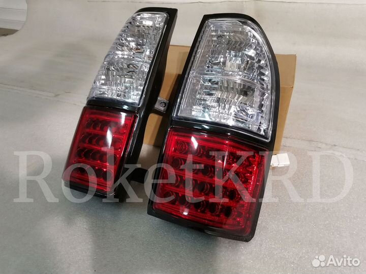 Задние фонари Land Cruiser Prado 95-2002 Кр.бел