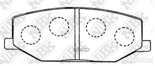 PN9118-nibk колодки дисковые передние Suzuki J