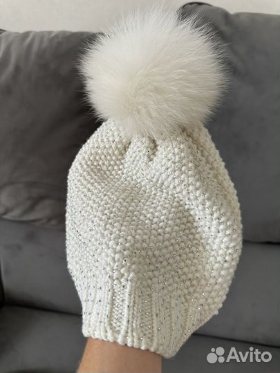 Шапка в стразах regina 4