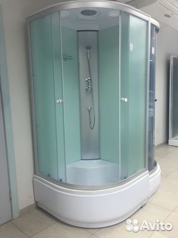 Душевая кабина 90*90*215 с высоким поддоном