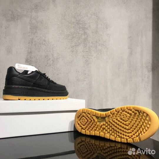 Кроссовки Nike air force 1 low luxe black gum