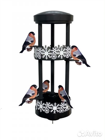 Кормушка Снегирь, как упаковка зимнего подарка