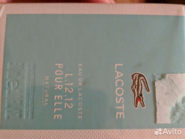 Туалетная вода для женщин EAU DE lacoste L.12.12