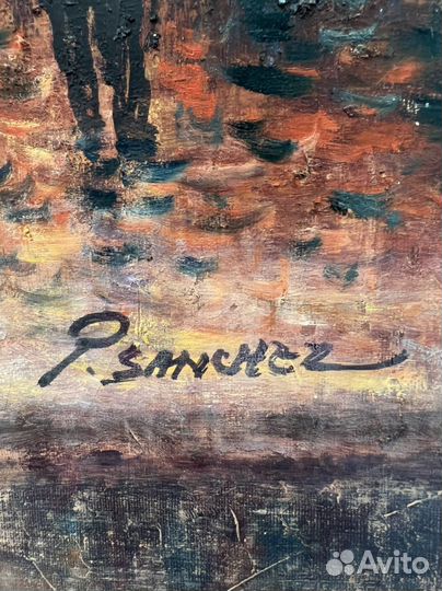 Картина маслом P. Sanchez painting oil