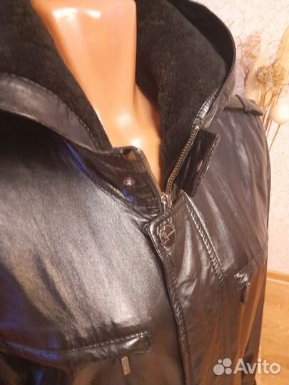 Кожаная куртка мужская