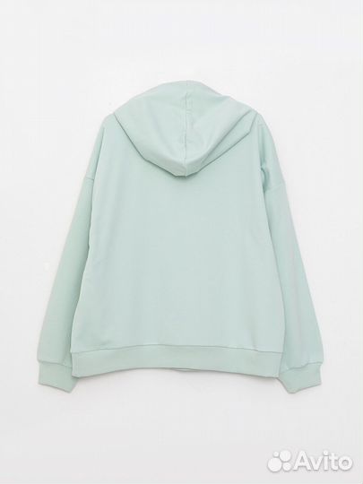 Женская Толстовка с Капюшоном Однотонная