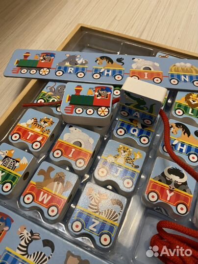 Melissa & doug монтесори английский алфавит