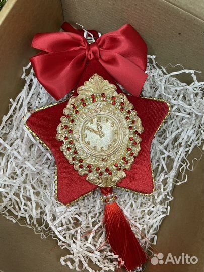 Новогодние елочные игрушки ручной работы