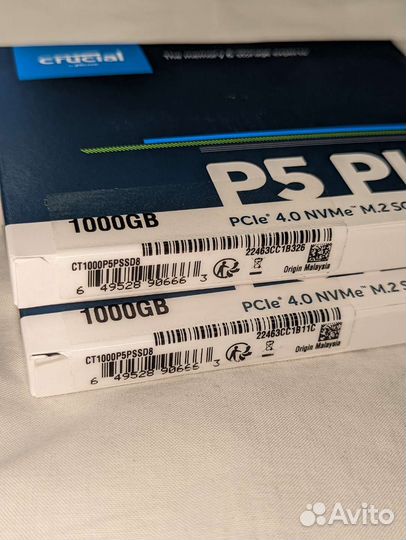 Crucial P5 Plus 1000GB (новый)