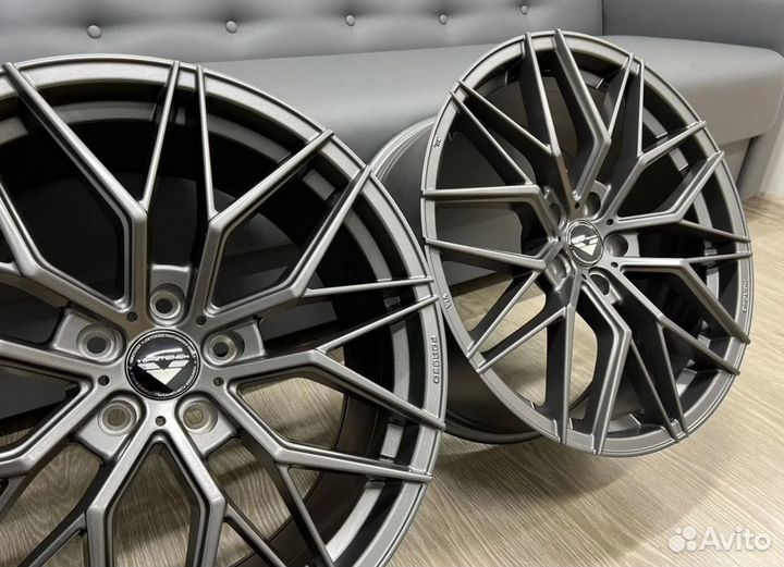 Диски серые Vf107 R19 5x112 на Audi VW Skoda