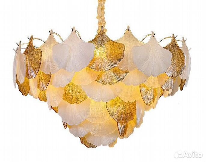Люстра из ракушек дизайнерская
