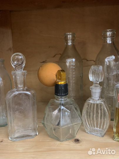 Флаконы от духов СССР, стеклянки СССР