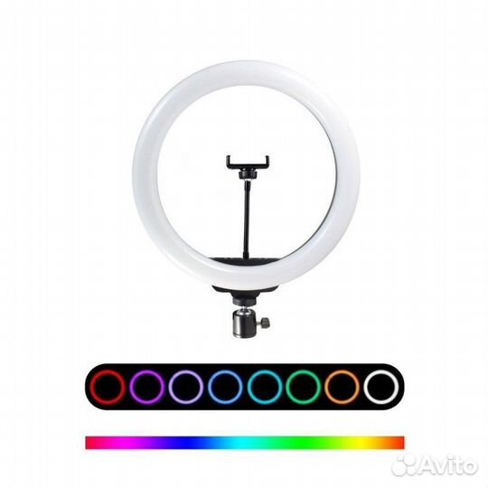 Лампа кольцевая RGB MJ36