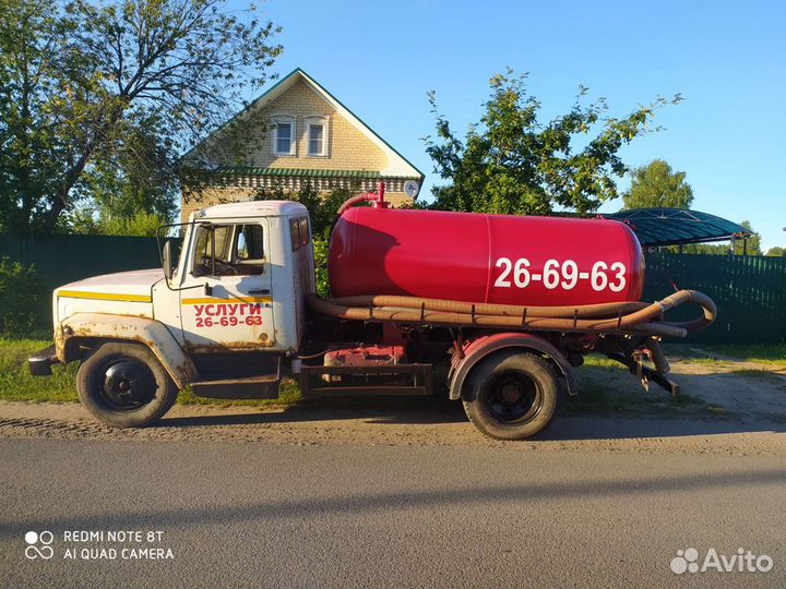 Услуги Ассенизатора Бочка 4куба маз 12куб