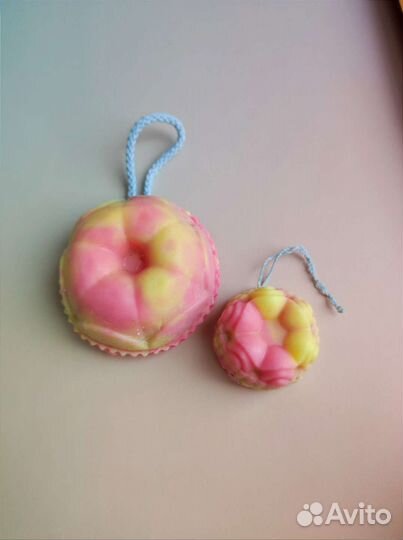 Мыло с люфой массажное