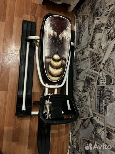 Снегокат со спинкой