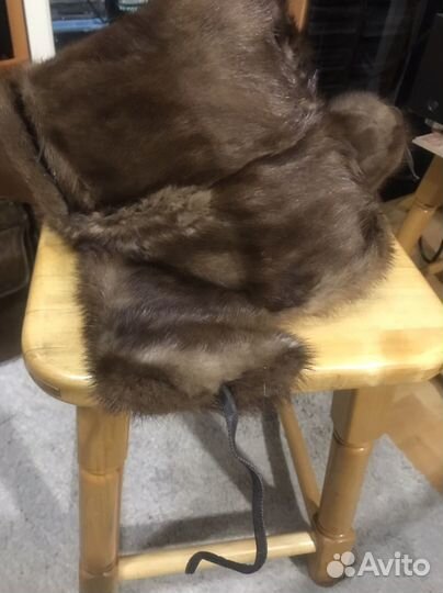 Норковая шапка мужская