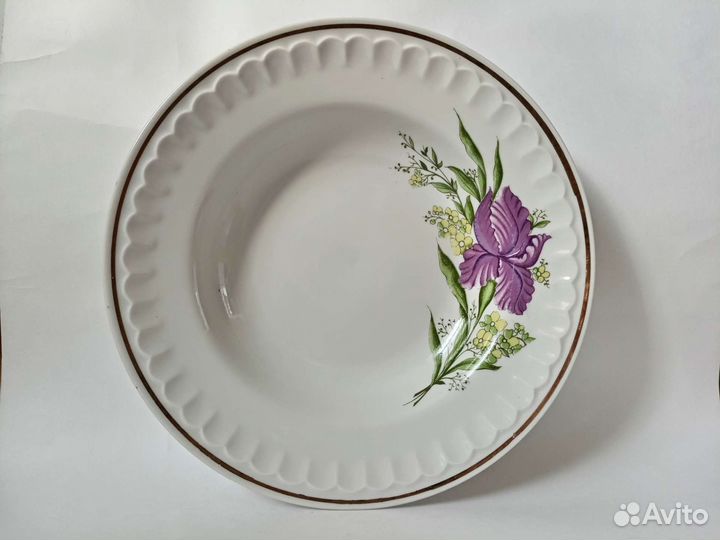 Тарелки СССР суповые пирожковые блюдца