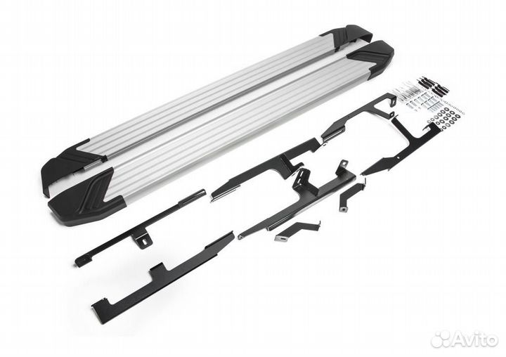 Пороги Подножки Audi Q7 2015- 