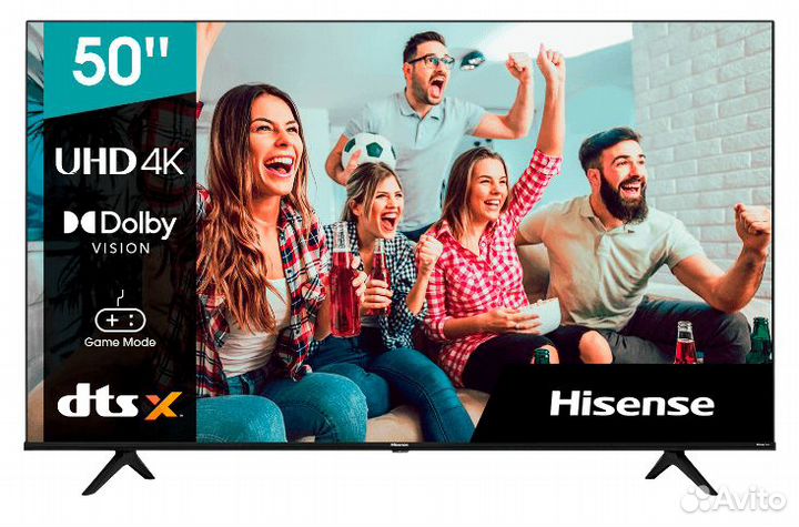 Новый UHD телевизор Hisense 50A6BG