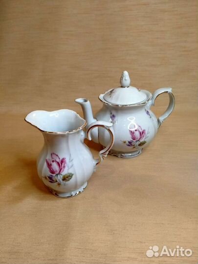 Чайник заварочный и молочник гдр