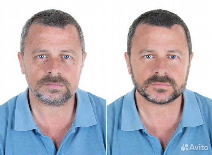 Красивое фото на паспорт, ретушь фото