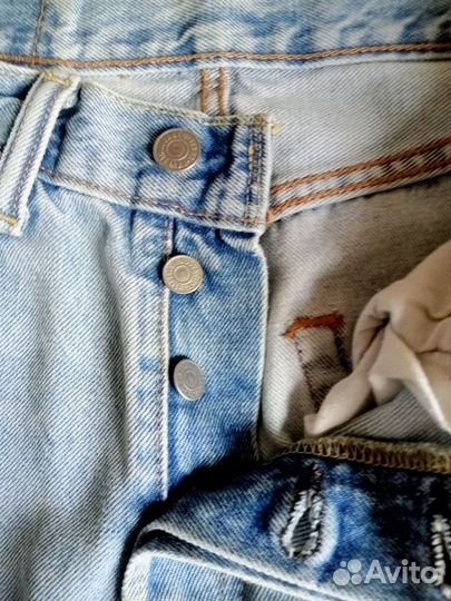 Джинсовые шорты levis 501 мужские