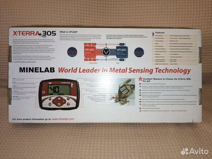 Металлоискатель minelab x-terra 305